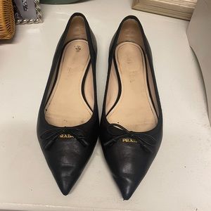 Black Prada Donna ballet flats